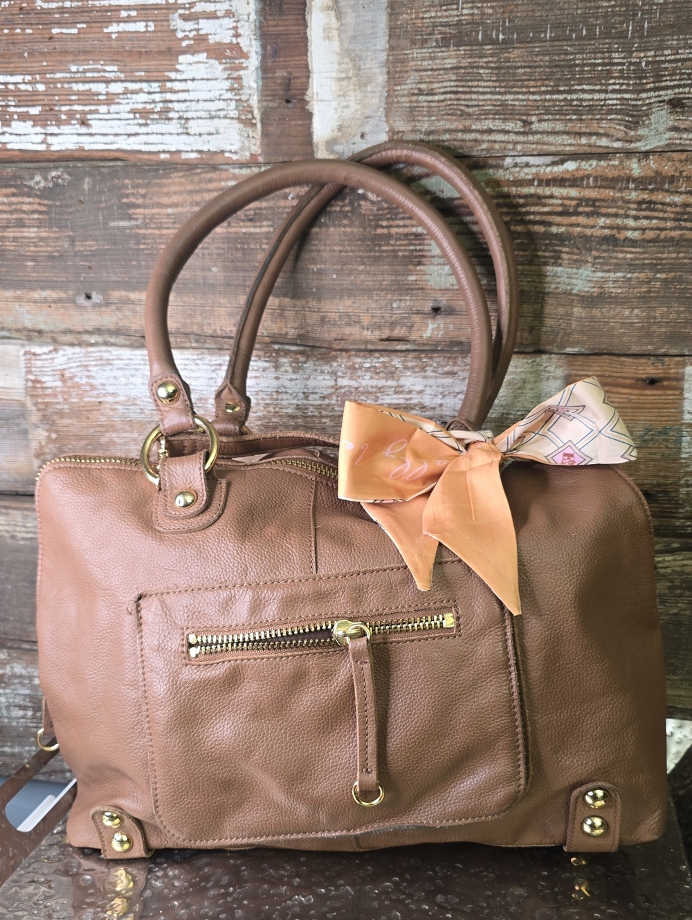 Linea Pelle Dylan Zip Tote With Crossbody Strap, Quiet Luxe